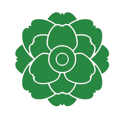 green-flower-ornament